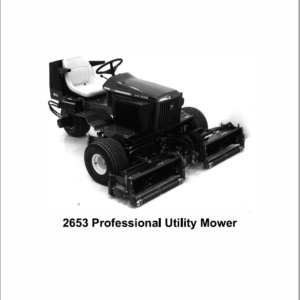 John Deere 2653, 2653A Utility Mower Service Manual