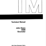 John Deere 690B Excavator Service Manual TM-1093