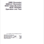John Deere 690D, 693D Excavator Service Manual TM-1387