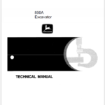 John Deere 890A Excavator Service Manual TM-1263