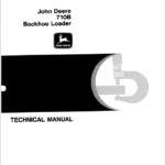 John Deere 710B Backhoe Loader Service Manual TM-1286