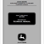 John Deere XUV 850D M-Gator Utility Vehicle Service Manual TM-1737