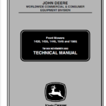 John Deere 1420, 1435, 1445, 1545, 1565 Mowers Service Manual