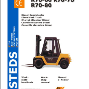 Still Electric Fork Truck R70: R70-60, R70-70, R70-80 Repair Circuit Workshop Operating Manual