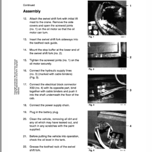 Still MX15 Order Picker Truck Workshop Repair Manual