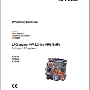 Still Engine VW 3.2 Litre VR6 (BMF) for Impco LPG System LPG Engine Workshop Repair Manual