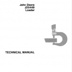 John Deere 544B Loader Repair Service Manual TM1094 & TM3202