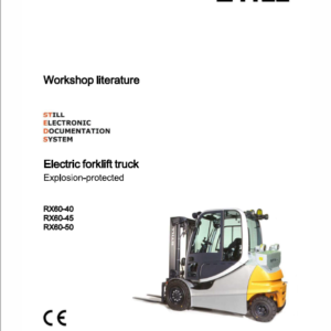 Still Electric Forklift Truck RX60: Model RX60-40, RX60-45, RX60-50 Repair Manual