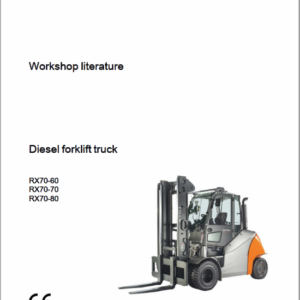 Still Electric Forklift Truck RX70: RX70-60, RX70-70, RX70-80 Repair Manual