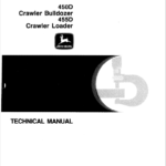 John Deere 450D, 455D Crawler Bulldozer Loader Service Manual