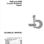 John Deere 750B, 850B Crawler Bulldozer Service Manual TM-1476