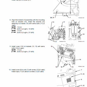 Hitachi ZX170W-3 and ZX190W-3 Excavator Service Manual