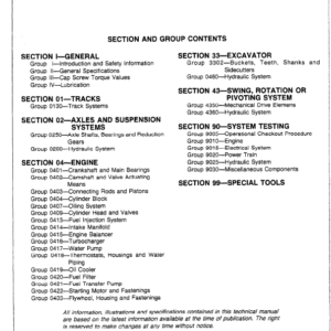 John Deere 490 Excavator Service Manual TM-1302