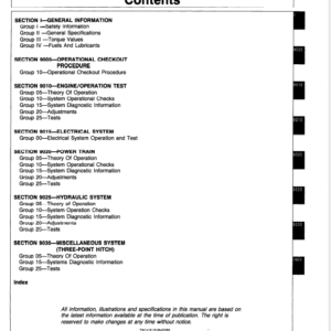 John Deere 210C, 310C, 315C Backhoe Loader Service Manual