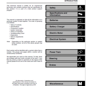 John Deere E-Gator Service Manual TM-1766