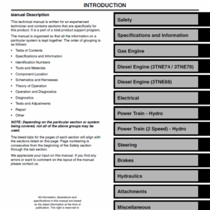 John Deere 1420, 1435, 1445, 1545, 1565 Mowers Service Manual