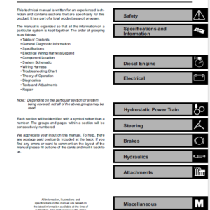 John Deere F735 Front Mower Service Manual TM-1597