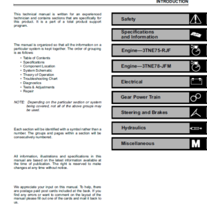 John Deere F1145 Front Mower Service Manual TM-1519