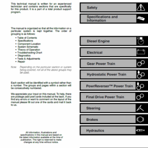 John Deere 4500, 4600 and 4700 Tractor Service Manual