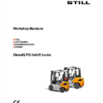 Still Diesel LPG Forklift Trucks RC40: RC40-16, RC40-18, RC40-20 Workshop Manual