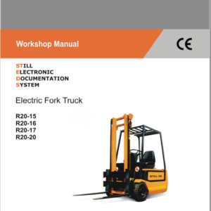 Still Electric Fork Truck R20: R20-15, R20-16, R20-17, R20-20 Repair Workshop Manual
