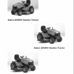 John Deere Sabre Garden Tractors 2048HV, 2254HV & 2554HV Service Manual