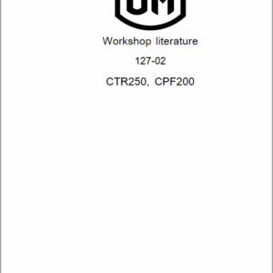 OM PIMESPO FIAT CTR 250, CPF 200, CTR 60 Workshop Repair Manual