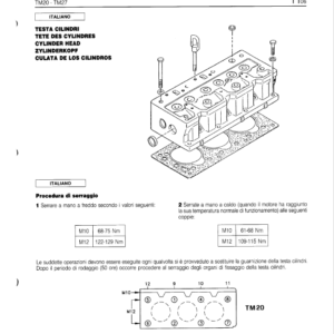 OM PIMESPO FIAT – D15, D18, D20, D23, G15, G18, G20, G23? Engine Repair Manual