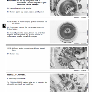 John Deere 16,18, 20 and 24HP Onan Engines CTM2 Manual