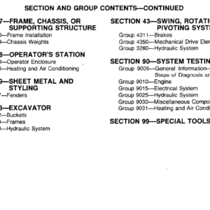 John Deere 890A Excavator Service Manual TM-1263