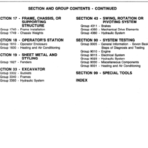 John Deere 990 Excavator Service Manual TM-1230