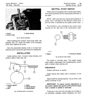 John Deere 510 Backhoe Loader Service Manual TM-1039