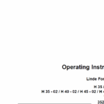 Linde Forklift Truck 352 Series H35, H40, H45 Repair Service Training Manual