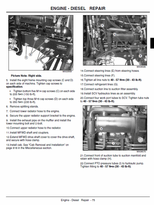 John Deere 4120, 4320, 4520, 4720 Compact Utility Tractor Service Manual
