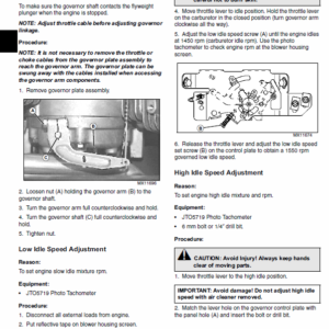 John Deere X465, X475, X485, X575 and X585 Garden Tractor Manual