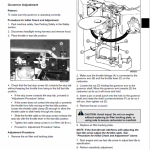 John Deere G100 and G110 Garden Tractors Service Manual TM-2020