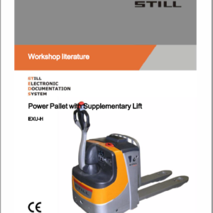 Still EXU-H, EXU-S, EXU-SF, EXU 16-20 Pallet Truck Workshop Repair Manual