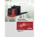 Linde 1111 Order Picker: N20VI, N20VLI Service Training (Workshop) Manual