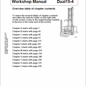 OM PIMESPO CTR Dual 10, Dual 13, Dual 15-3, Dual 15-4 Workshop Repair Manual