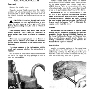 John Deere 450C Crawler Service Manual TM-1102