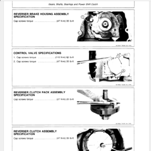 John Deere 480C Forklift Service Manual TM-1249