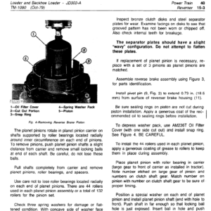 John Deere 302A Backhoe Loader Service Manual TM-1090