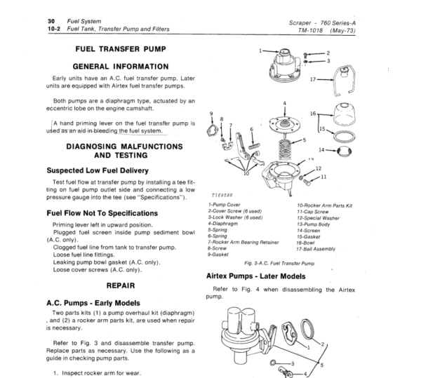 John Deere 760A Scraper Service Manual TM-1018