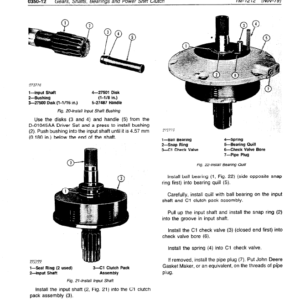 John Deere 862 Scraper Service Manual TM-1212