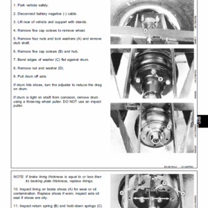 John Deere 1800 Utility Vehicle Service Manual TM-1527