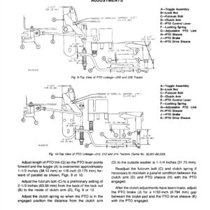 John Deere 200, 208, 210, 214, 216 Lawn and Garden Manual SM-2105