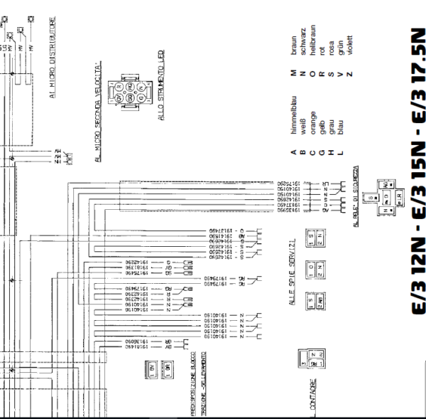 OM PIMESPO FIAT E3 12N -15N -17.5N- E15N Mosfet Electronic Schematic Manual