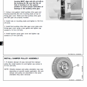 John Deere 6079 Engines CTM6 Repair Manual