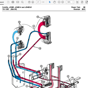 John Deere 380, 480A, 480B Forklift Service Manual TM-1060