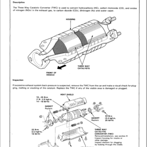 Honda Accord 1994, 1995, 1996, 1997 Repair Manual